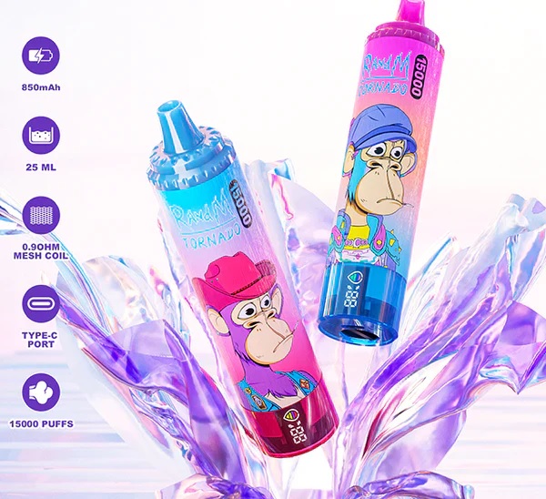 E-papierosy Fumot RandM Tornado 15 000 Buchów